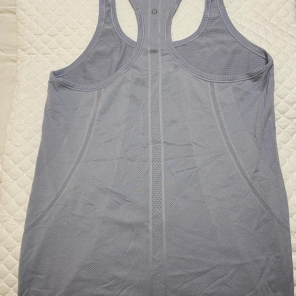 Swiftly Tech Racerback Tank Top/BERRY MIST/10 - Picture 3 of 3